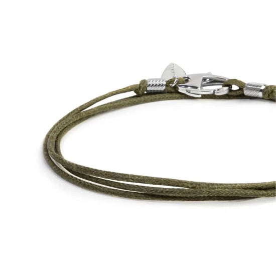 Bracciale trafromabile collana Marlù con cordino verde REGOLABILE