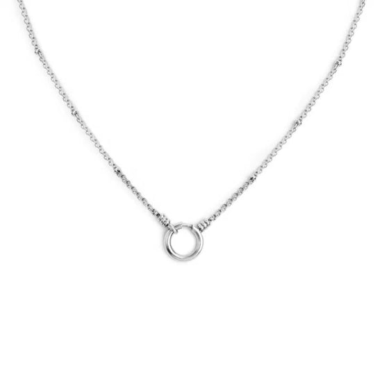 Collana catena Marlù Vision in acciaio con moschettone MISURA UNICA