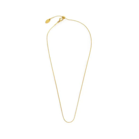 Collana catena Marlù Vision in acciaio pvd oro serpentina MISURA UNICA