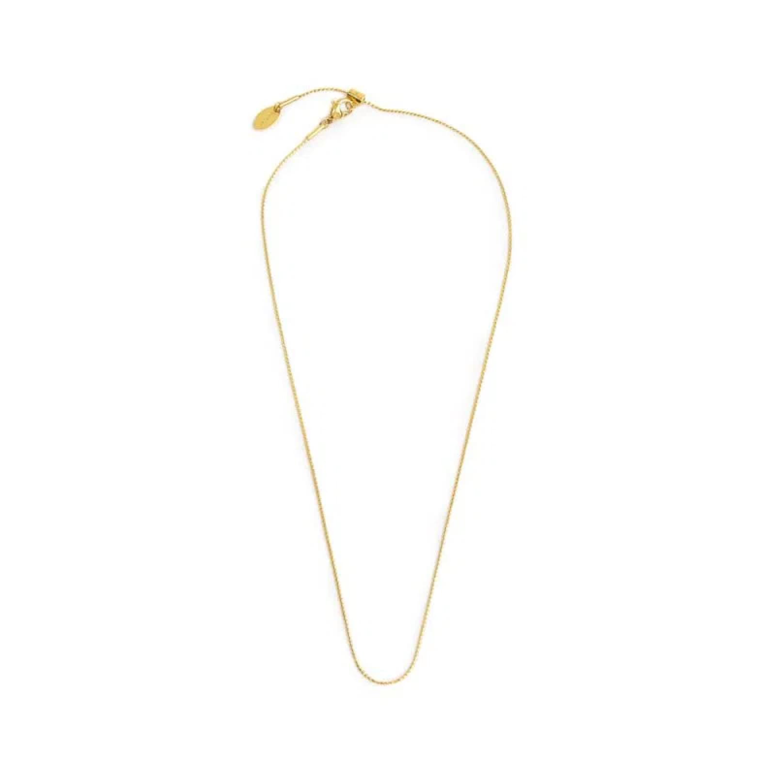 Collana catena Marlù Vision in acciaio pvd oro serpentina MISURA UNICA