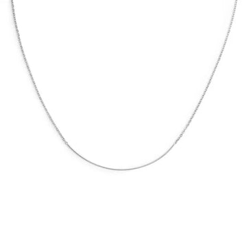 Collana catena Marlù Vision in acciaio con filo rigido MISURA UNICA