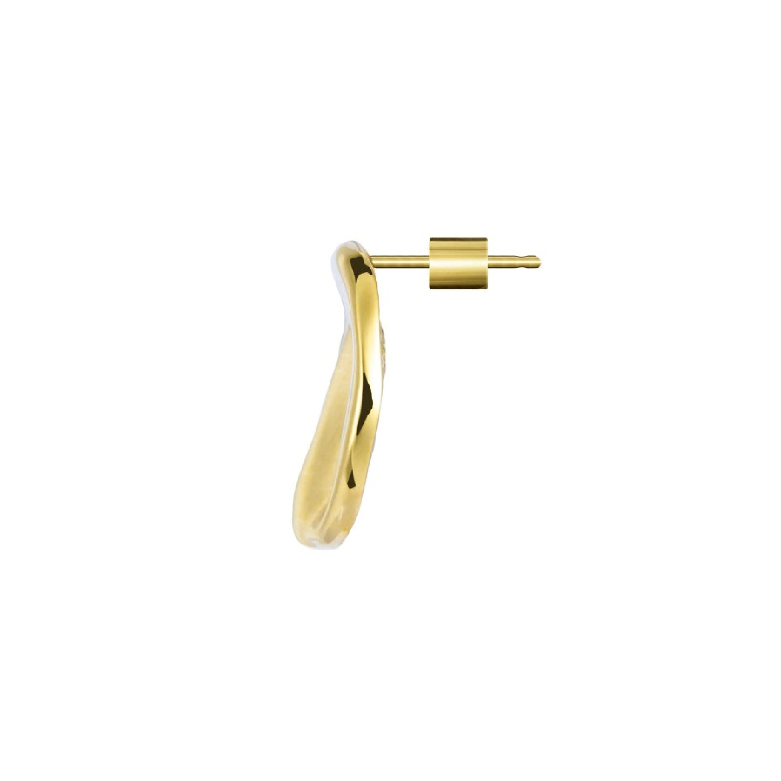Orecchini A Lobo Con Note Musicali – Colore Oro, In Acciaio Inossidabile, 2 Pezzi