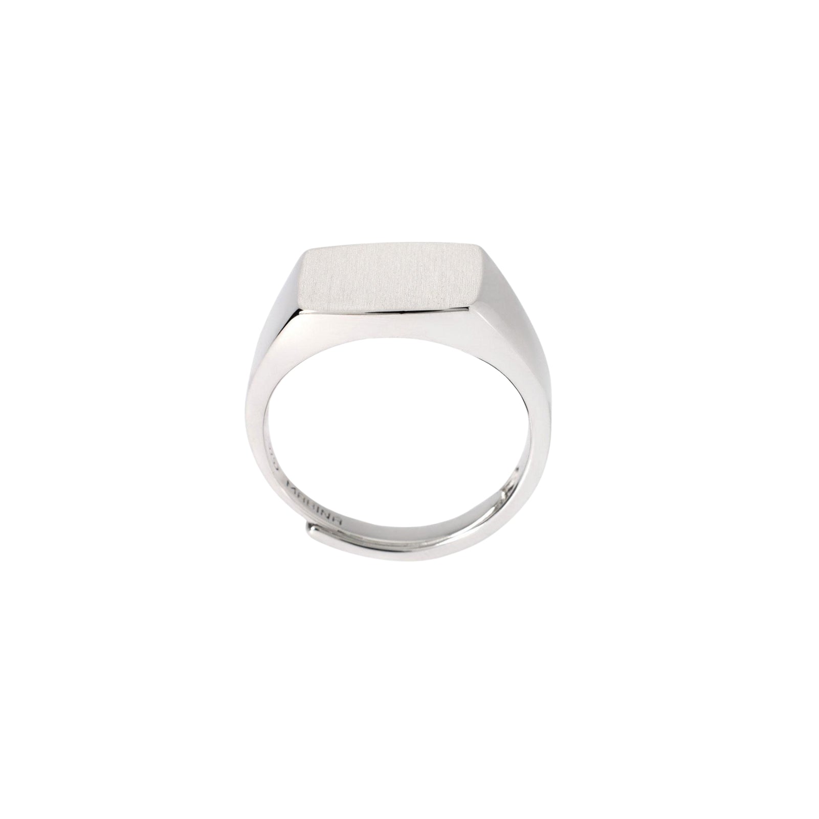 Anello regolabile Mabina Uomo in argento 925 satinato Regolabile dalla 19 alla 27