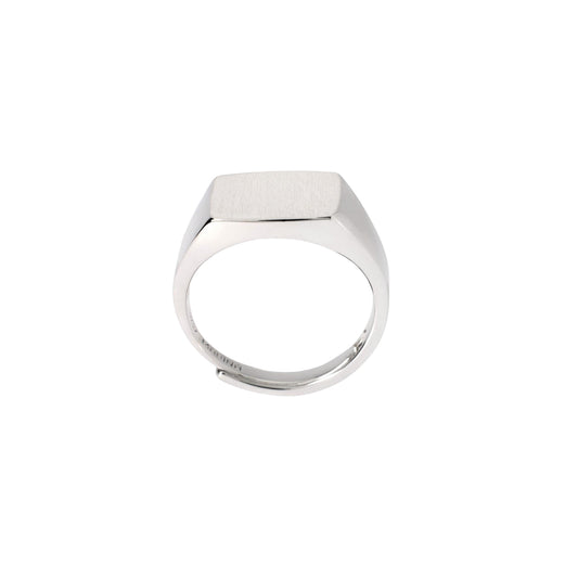 Anello regolabile Mabina Uomo in argento 925 satinato Regolabile dalla 19 alla 27