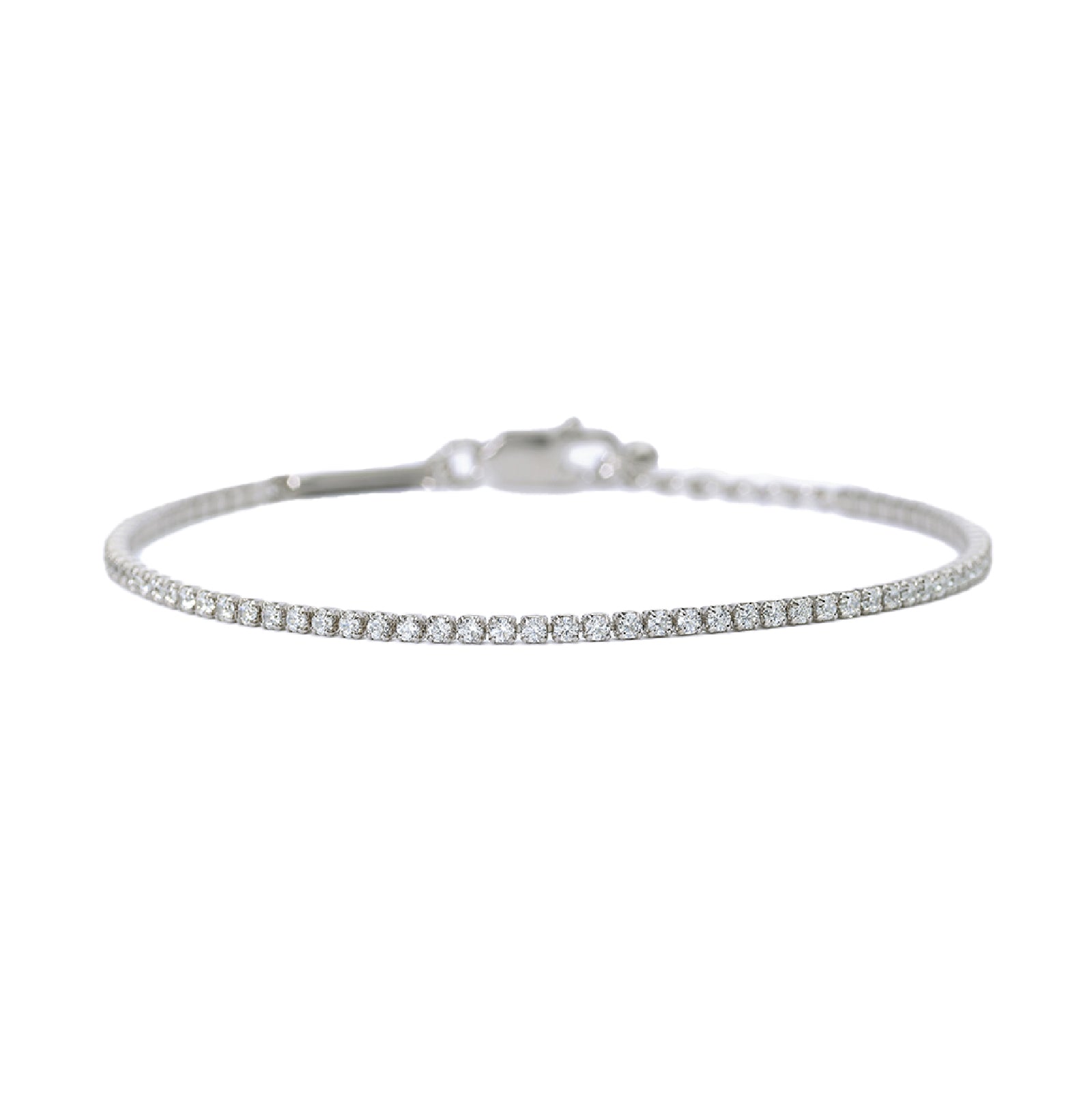bracciale tennis mabina uomo in argento 925 e zirconi bianchi 533724
