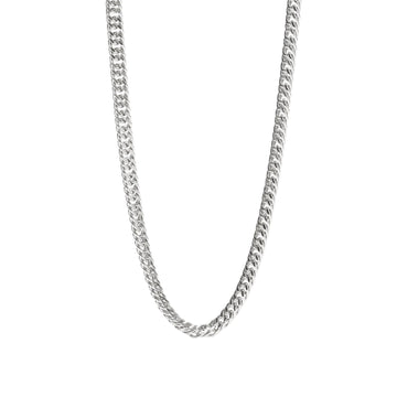 Collana Mabina da uomo in argento catena groumette diamantata MISURA UNICA