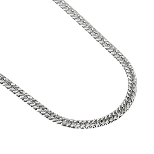 Collana Mabina da uomo in argento catena groumette diamantata MISURA UNICA