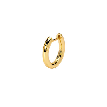 Mono orecchino a cerchio Mabina in argento pvd oro da uomo MISURA UNICA