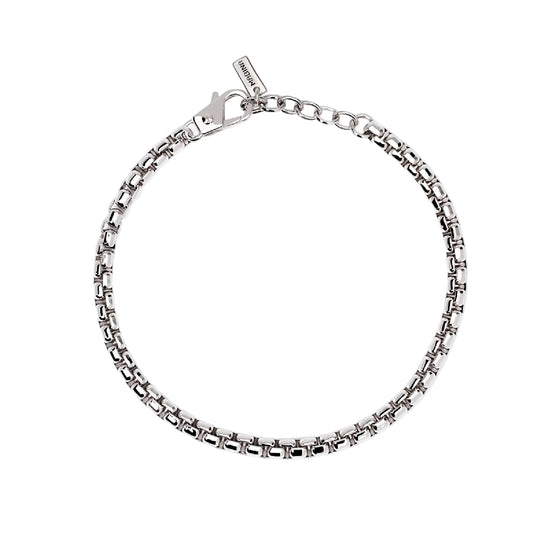 Bracciale catena veneta Mabina Uomo in bronzo rodiato 21 cm