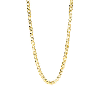 Collana catena veneta Mabina Uomo in bronzo placcato oro MISURA UNICA