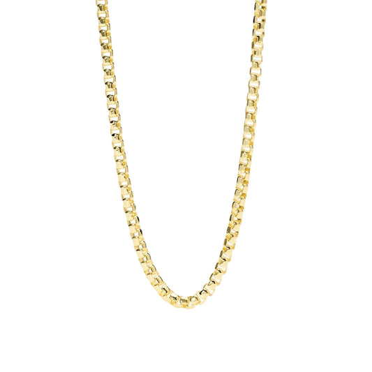 Collana catena veneta Mabina Uomo in bronzo placcato oro MISURA UNICA