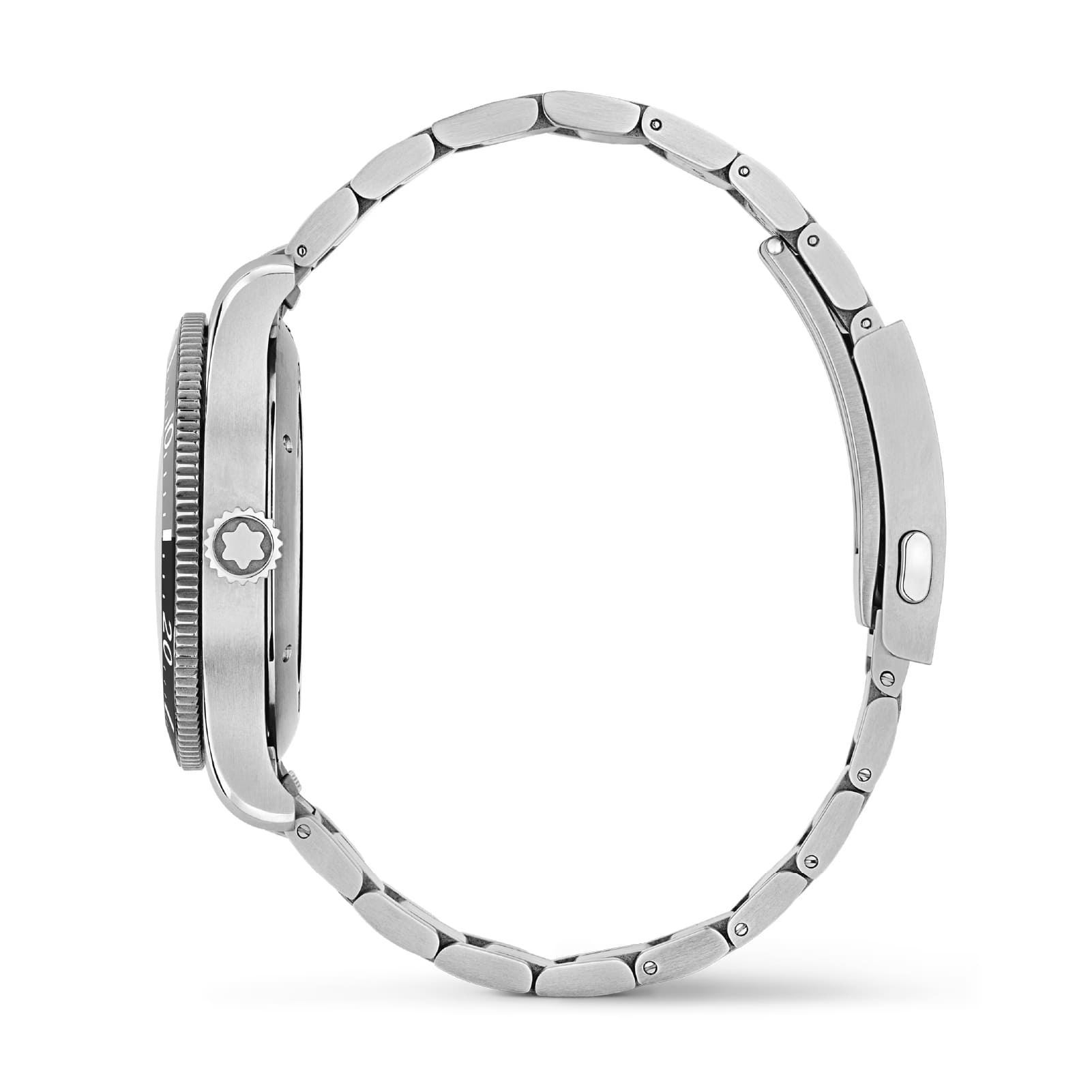 Orologio automatico Montblanc Iced Sea in acciaio e grigio MISURA UNICA
