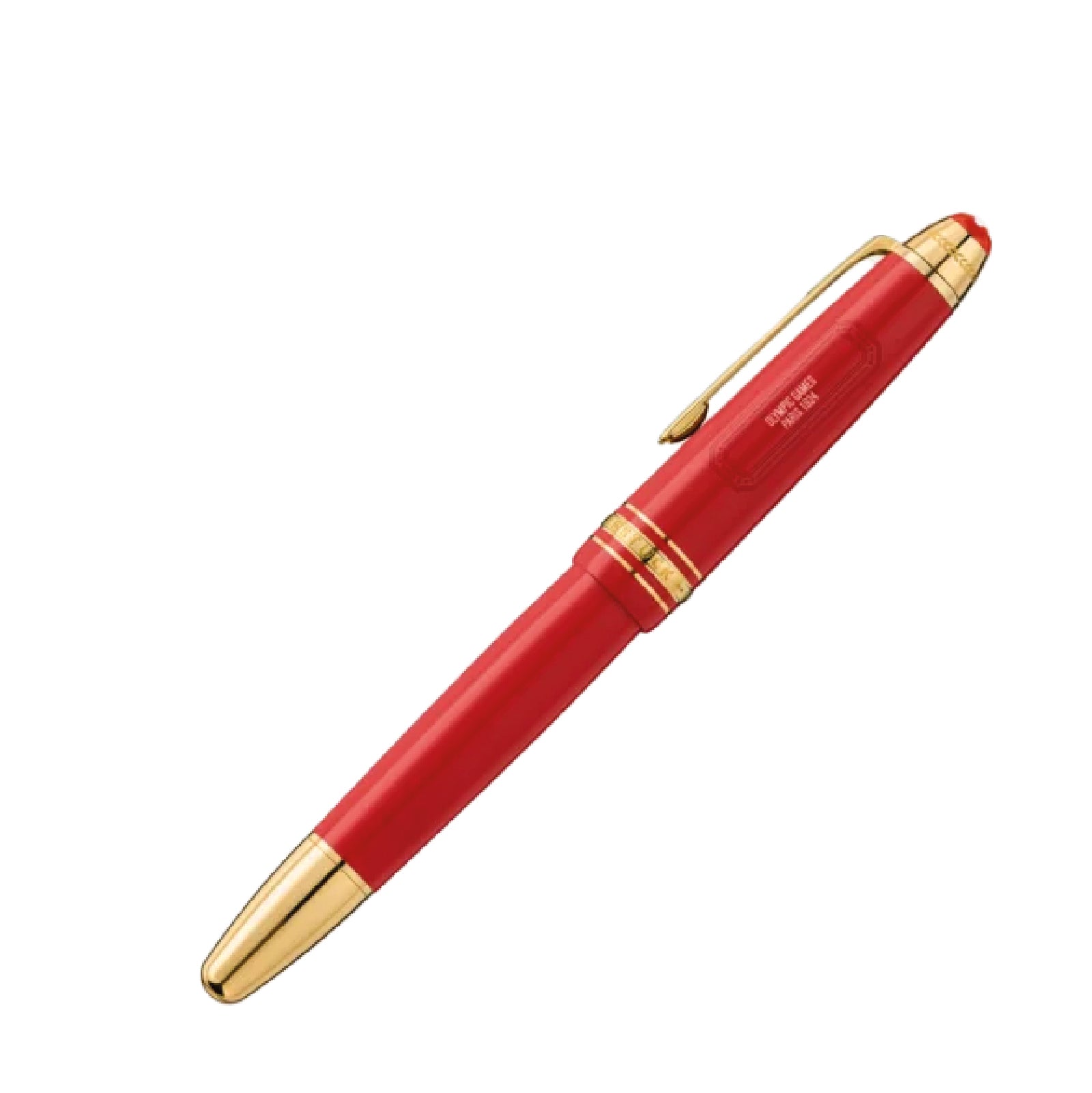 Penna stilografica Montblanc di colore rosso e oro unisex MB.131359