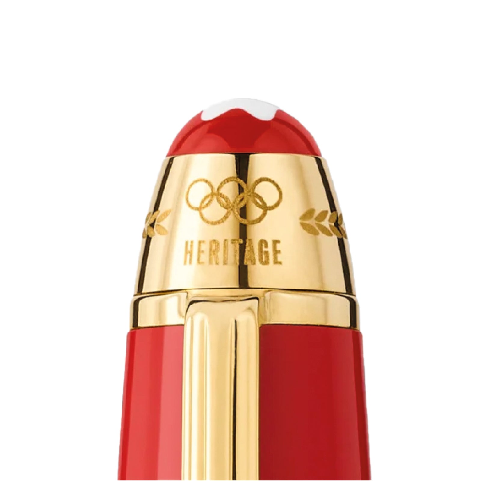 Penna roller Montblanc di colore rosso e oro unisex MB.131360