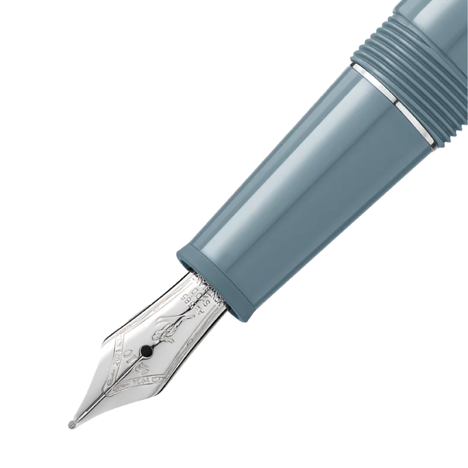 Penna stilografica Montblanc di colore grigio e argento unisex MB.131363