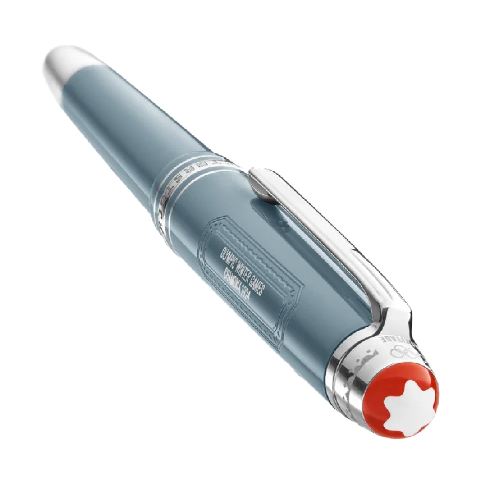 Penna stilografica Montblanc di colore grigio e argento unisex MB.131363
