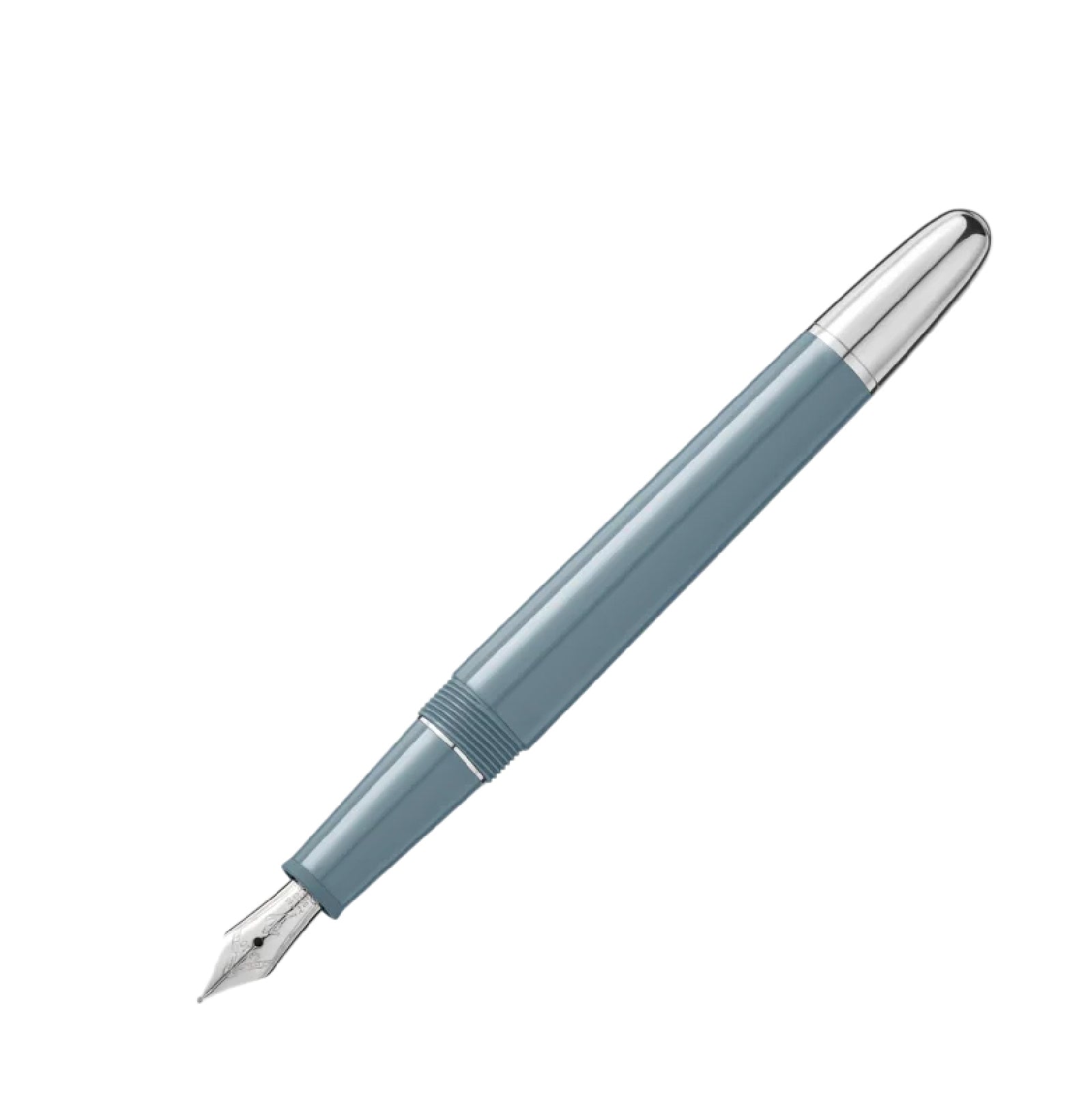 Penna stilografica Montblanc di colore grigio e argento unisex MB.131363