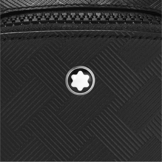 Mini tracolla Montblanc in pelle di colore nero unisex MB.131758
