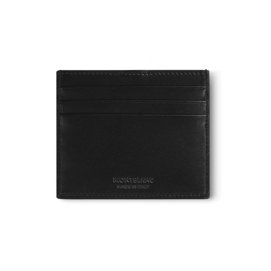 Portacarte Montblanc in pelle extreme con sei tasche color nero MISURA UNICA