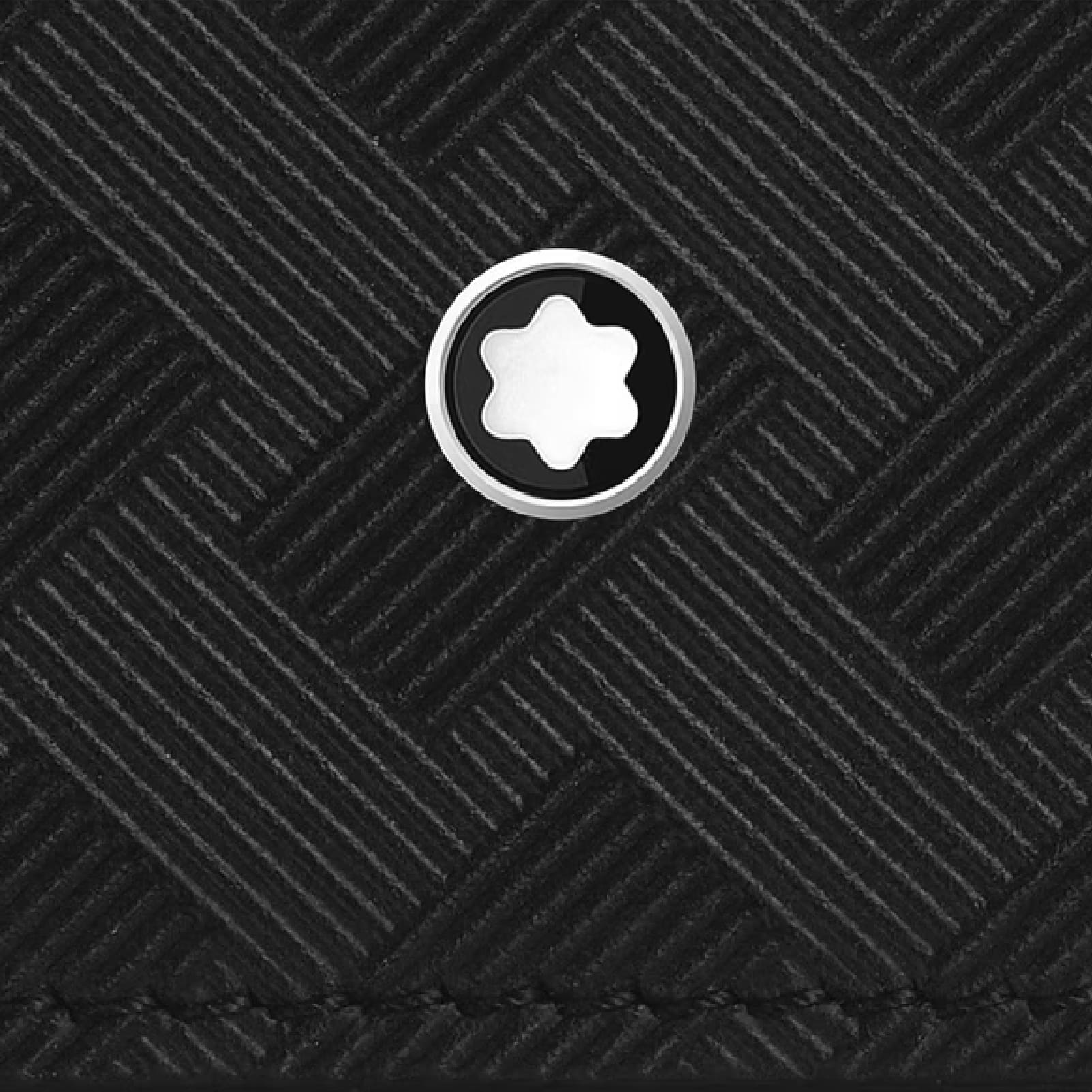 Portacarte Montblanc in pelle extreme con sei tasche color nero MISURA UNICA
