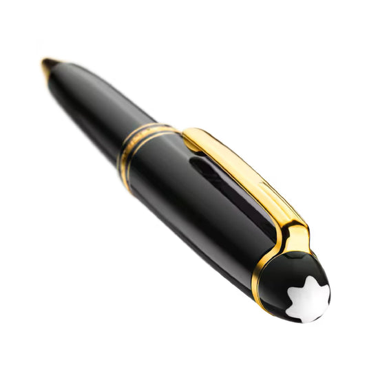 Penna a sfera Meisterstück Classique placcata in oro color nero MISURA UNICA