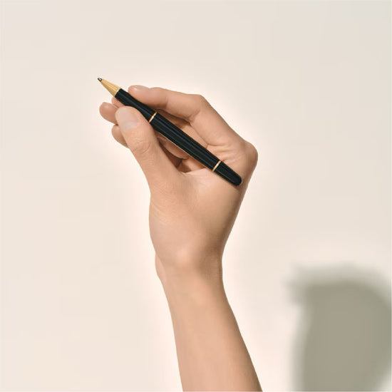 Penna roller Meisterstück Classique placcata in oro color nero MISURA UNICA
