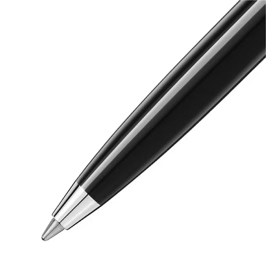 Penna a sfera Montblanc in resina e placcatura platino MISURA UNICA