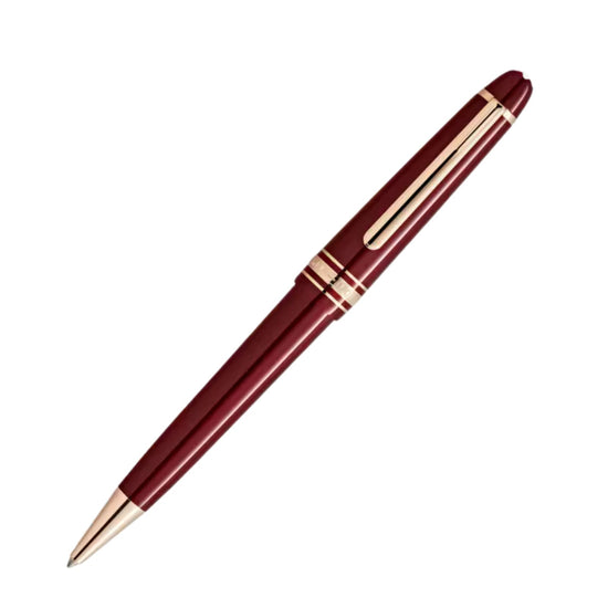 Penna a sfera Montblanc Meisterstück midsize resina bordeaux MISURA UNICA