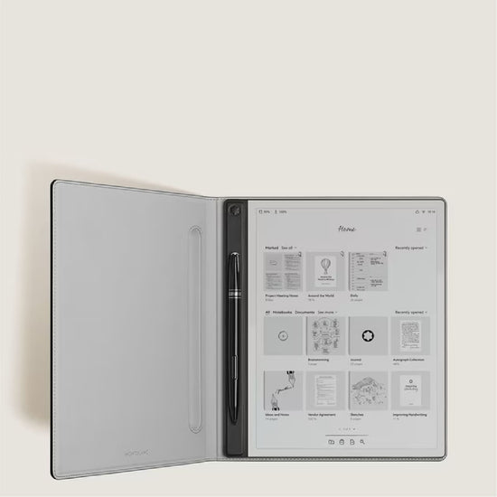 Set Montblanc Digital Paper colore Nero Mystery Black MISURA UNICA