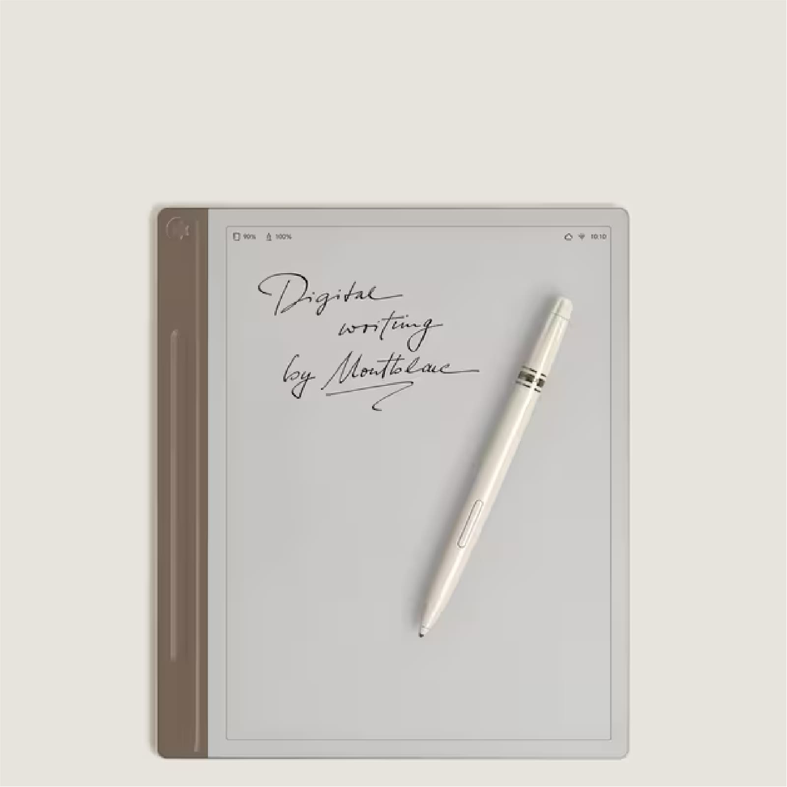 Set Montblanc Digital Paper colore oro con digital pen MISURA UNICA