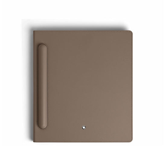  Digital Paper Folio Montblanc in pelle di vitello beige MISURA UNICA