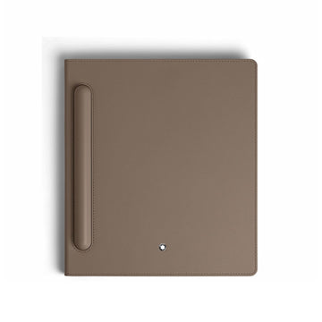  Digital Paper Folio Montblanc in pelle di vitello beige MISURA UNICA