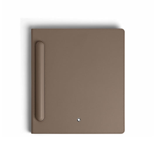  Digital Paper Folio Montblanc in pelle di vitello beige MISURA UNICA