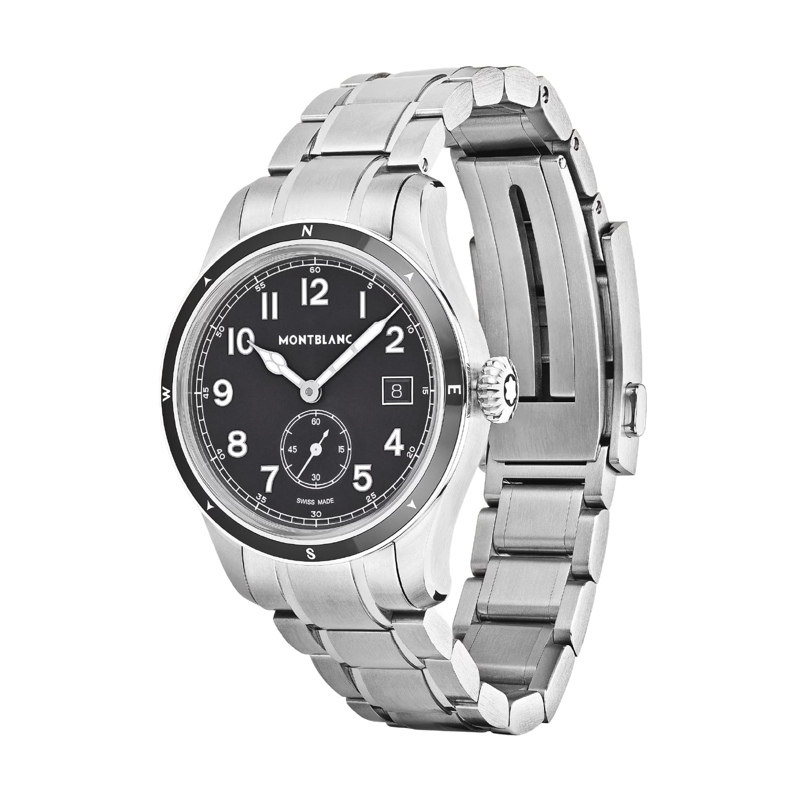 Orologio Montblanc 1858 Small Second 0 Oxygen in acciaio MISURA UNICA