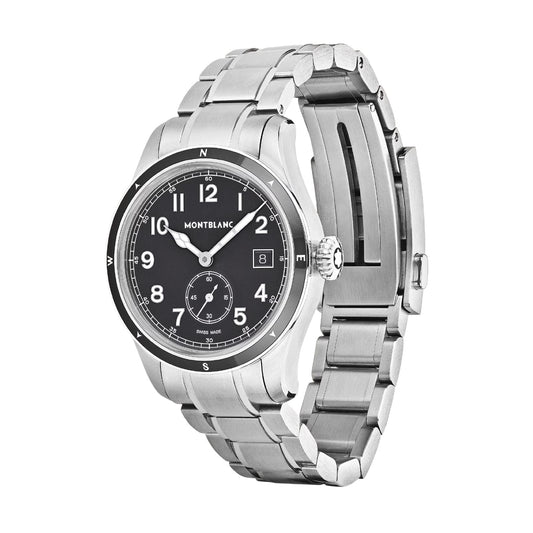 Orologio Montblanc 1858 Small Second 0 Oxygen in acciaio MISURA UNICA