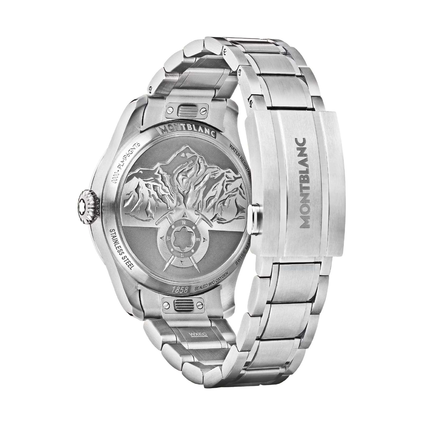 Orologio Montblanc 1858 Small Second 0 Oxygen in acciaio MISURA UNICA