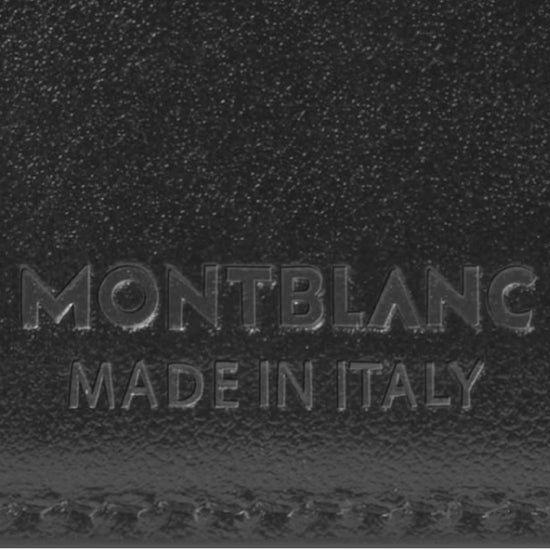 Portafoglio Montblanc Meisterstück in pelle nero con sei tasche MISURA UNICA