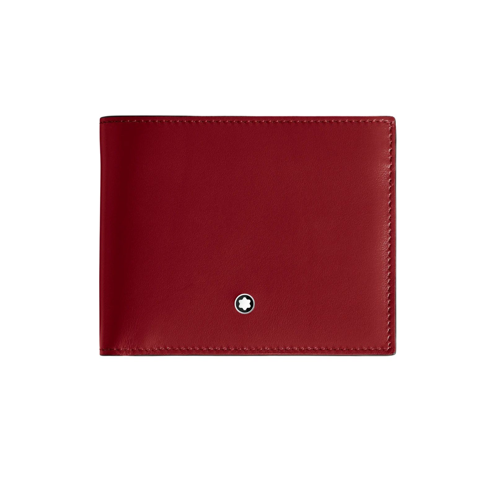 Portafoglio 6 scomparti Montblanc in pelle color ruggine scuro MISURA UNICA