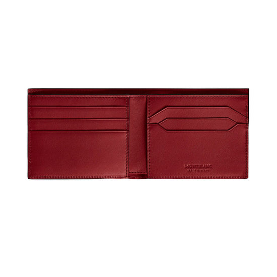 Portafoglio 6 scomparti Montblanc in pelle color ruggine scuro MISURA UNICA