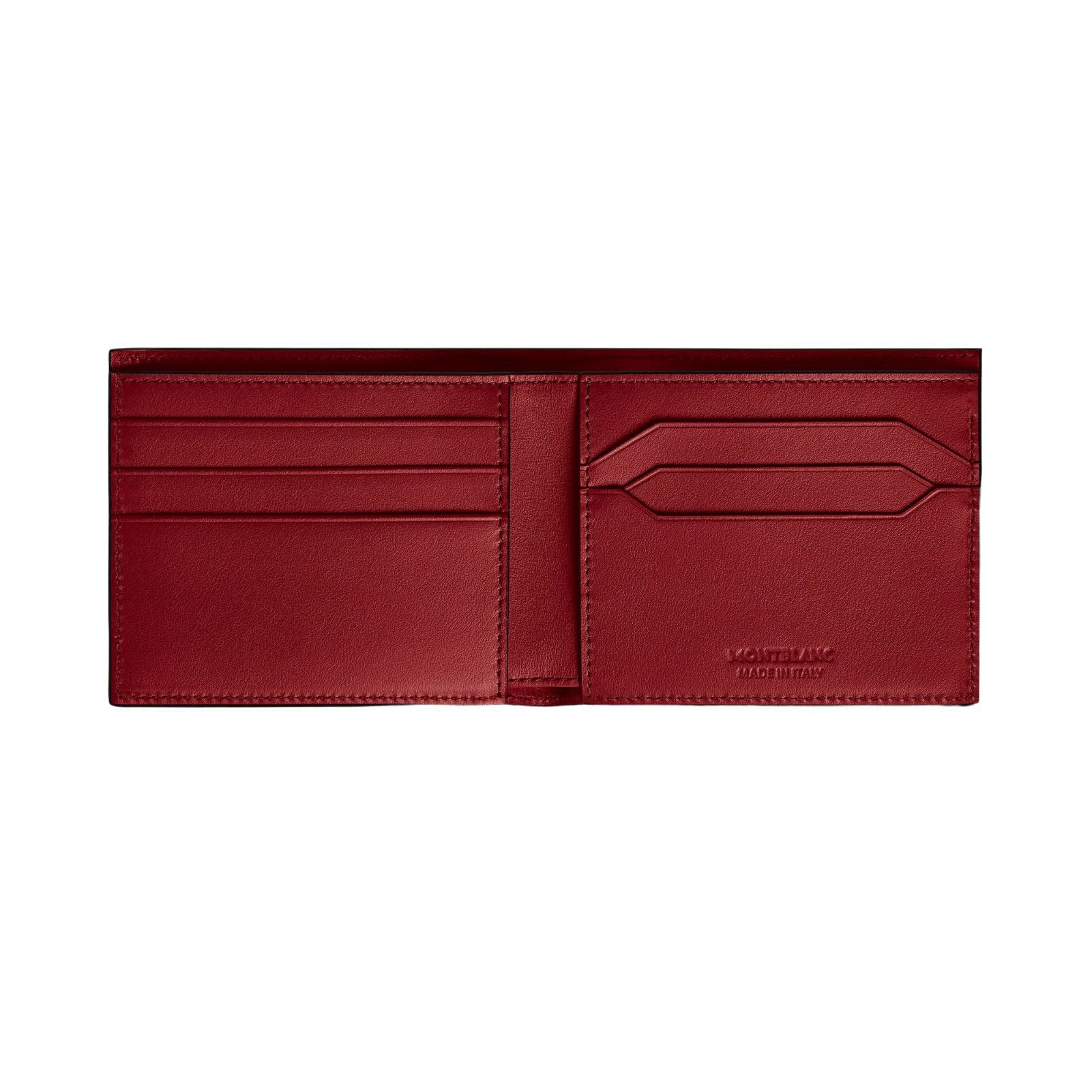 Portafoglio 6 scomparti Montblanc in pelle color ruggine scuro MISURA UNICA