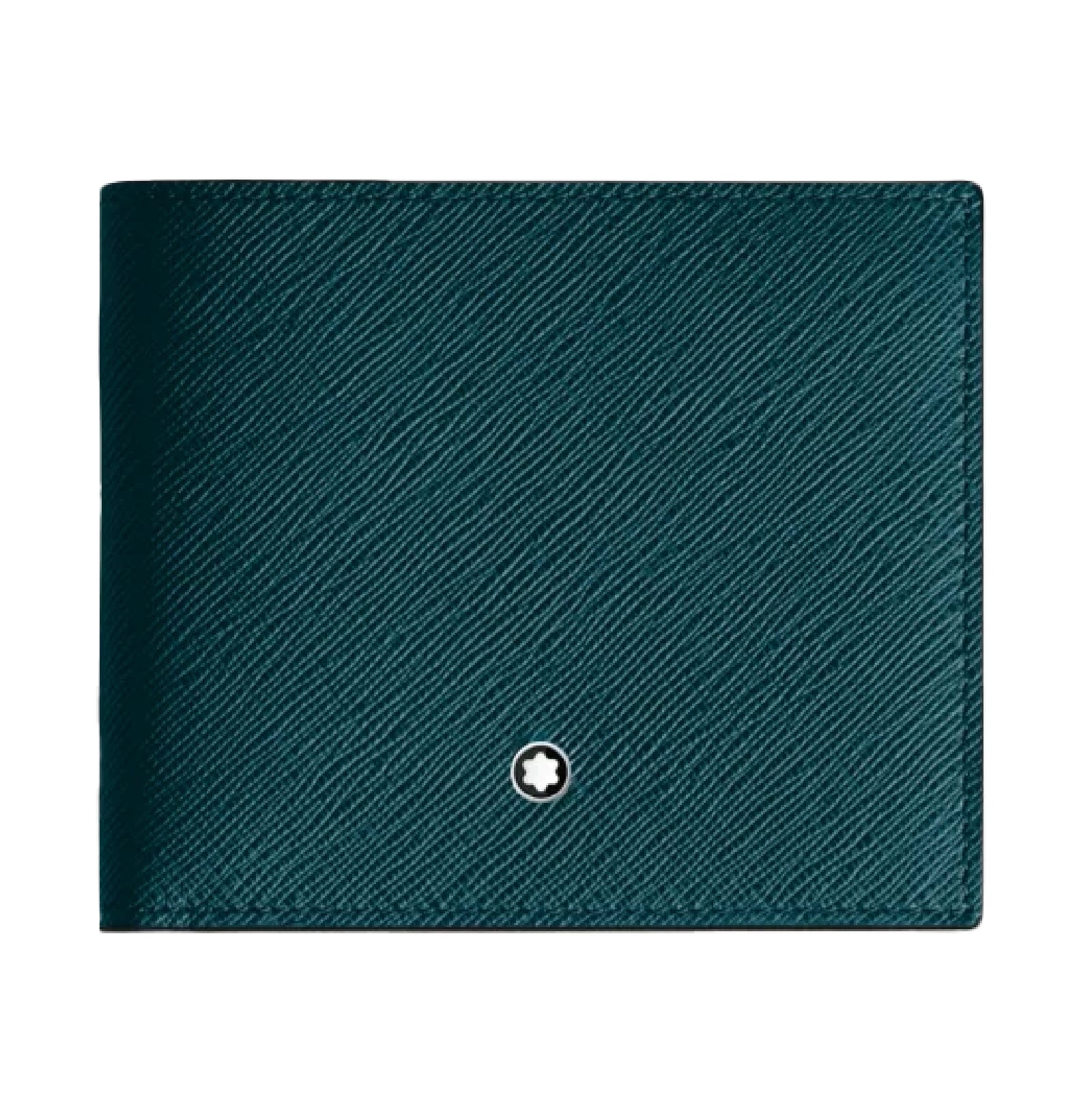 Portafoglio Montblanc in pelle di colore blu cipro da uomo MB.198874