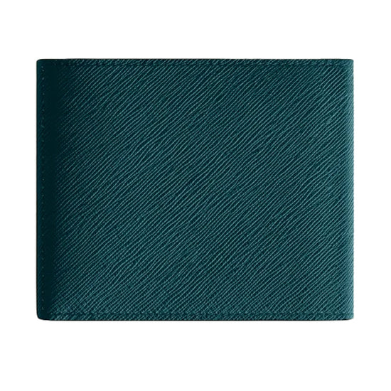 Portafoglio Montblanc in pelle di colore blu cipro da uomo MB.198874
