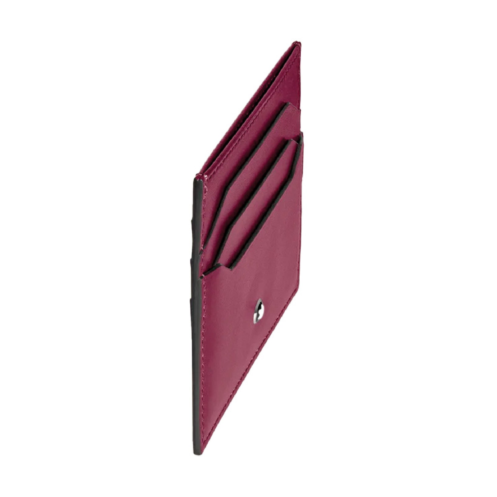 Porta carte in pelle liscia uomo Montblanc rosso cassis MISURA UNICA