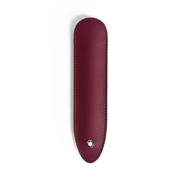 Custodia per penna Montblanc in pelle di colore bordeaux MISURA UNICA