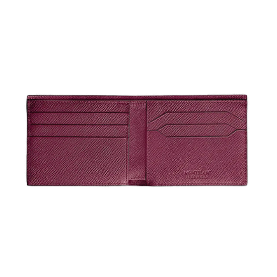 Portafoglio in pelle da uomo Montblanc color rosso cassis MISURA UNICA