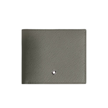 Portafoglio Montblanc 8 scomparti Sartorial pelle grigia MISURA UNICA