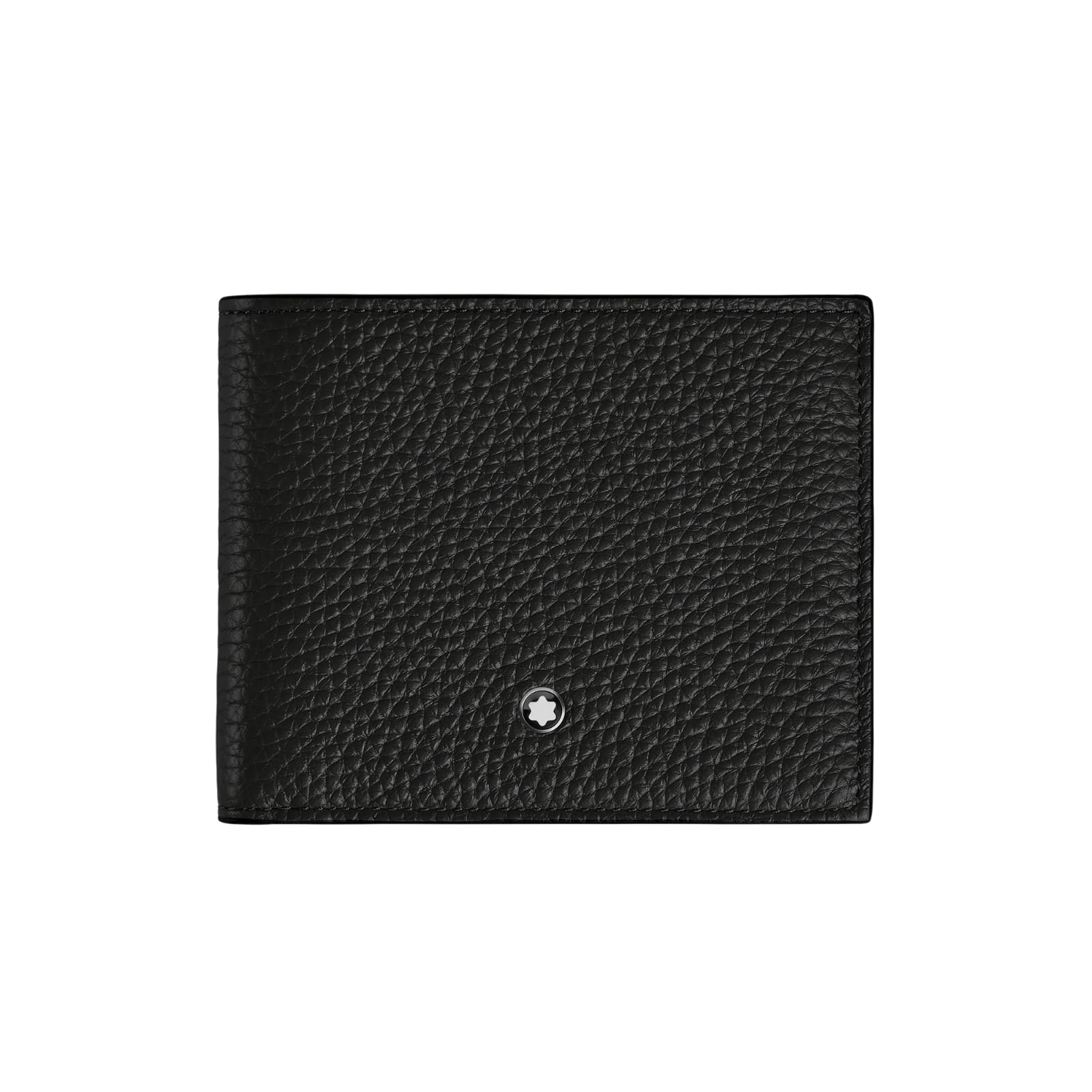 Portafoglio Montblanc in pelle con sei scomparti colore nero MISURA UNICA