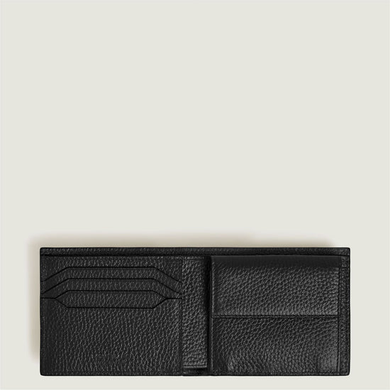 Portafoglio Montblanc in pelle con portamonete colore nero MISURA UNICA