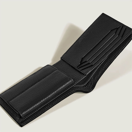 Portafoglio Montblanc in pelle con portamonete colore nero MISURA UNICA