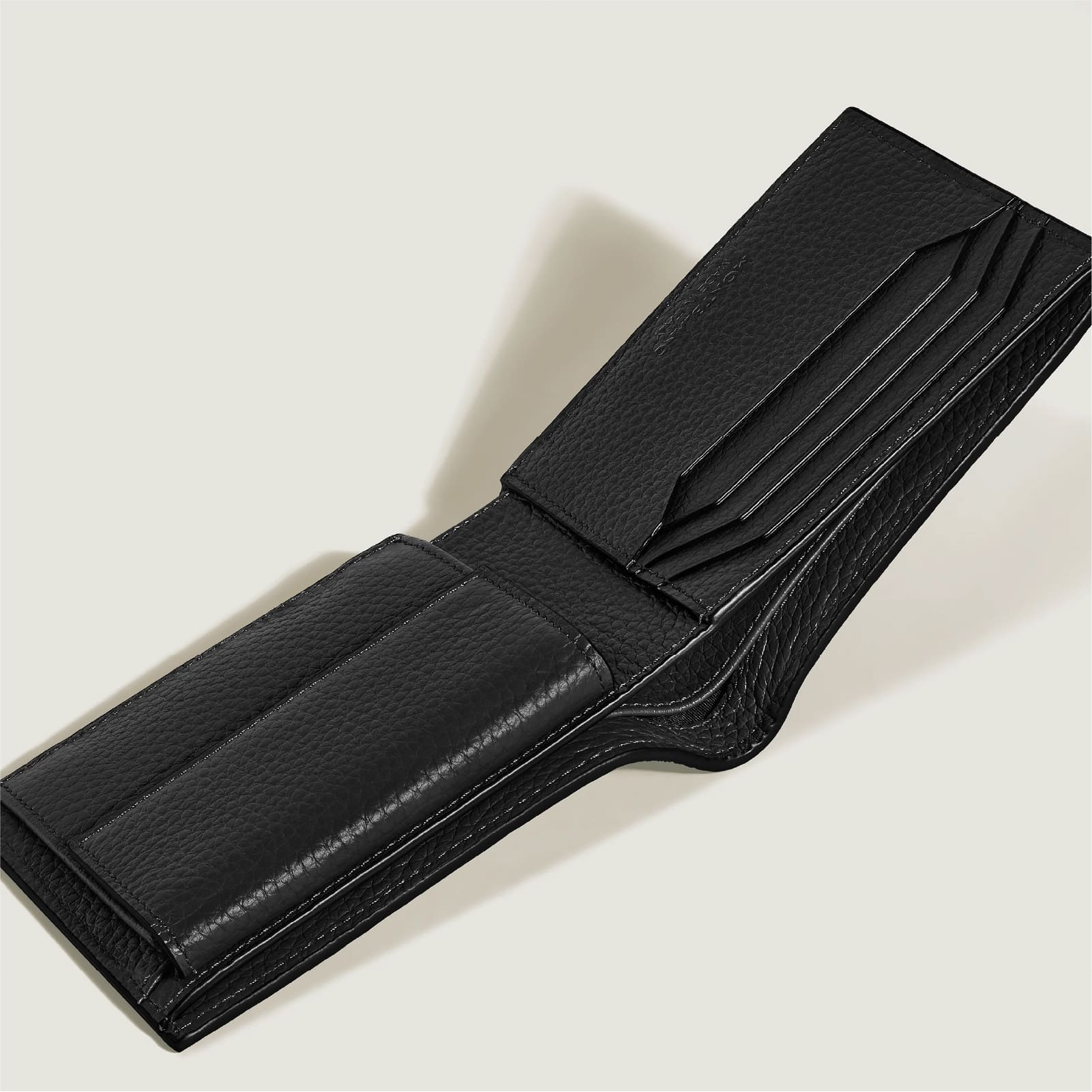 Portafoglio Montblanc in pelle con portamonete colore nero MISURA UNICA